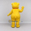 Custom Yellow and Red Teddy Bear with Bow Tie Mascot Costume Adult Full Body Suit for Community Events Custom Yellow and Red Teddy Bear with Bow Tie Mascot Costume Adult Full Body Suit for Community Events