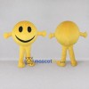 Custom Yellow Smiley Face Mascot Costume Adult Full Body Suit for Community Events