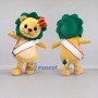 Custom Tan and Green Lion King with Sash Mascot Costume Adult Full Body Suit for Theme Parties