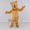 Custom Golden Brown Bear Mascot Costume Adult Full Body Suit for School Events Custom Golden Brown Bear Mascot Costume Adult Full Body Suit for School Events