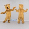 Custom Golden Brown Bear Mascot Costume Adult Full Body Suit for School Events Custom Golden Brown Bear Mascot Costume Adult Full Body Suit for School Events