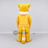 Custom Yellow and White Tabby Cat Mascot Costume Adult Full Body Suit for School Events Custom Yellow and White Tabby Cat Mascot Costume Adult Full Body Suit for School Events