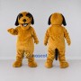 Custom Golden Brown and Black Dog Mascot Costume Adult Full Body Suit for Community Events