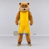 Custom Brown and Yellow Otter in Sportswear Mascot Costume Adult Full Body Suit for Sports Events Custom Brown and Yellow Otter in Sportswear Mascot Costume Adult Full Body Suit for Sports Events