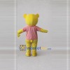 Custom Yellow and Pink Teddy Bear in Shirt Mascot Costume Adult Full Body Suit for School Events Custom Yellow and Pink Teddy Bear in Shirt Mascot Costume Adult Full Body Suit for School Events