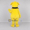 Custom Yellow and Black Dog with Collar Mascot Costume Adult Full Body Suit for School Events Custom Yellow and Black Dog with Collar Mascot Costume Adult Full Body Suit for School Events