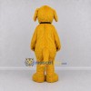 Custom Golden Yellow and Black Dog with Bandana Mascot Costume Adult Full Body Suit for Community Events Custom Golden Yellow and Black Dog with Bandana Mascot Costume Adult Full Body Suit for Community Events