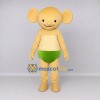 Custom Cream and Green Big Eared Fantasy Character Mascot Costume Adult Full Body Suit for Theme Parties