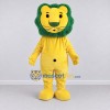 Custom Yellow and Green Lion Mascot Costume Adult Full Body Suit for School Events Custom Yellow and Green Lion Mascot Costume Adult Full Body Suit for School Events