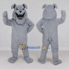 Custom Gray Bulldog Mascot Costume Adult Full Body Suit for Sports Events Custom Gray Bulldog Mascot Costume Adult Full Body Suit for Sports Events