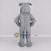 Custom Gray Dog Mascot Costume Adult Full Body Suit for School Events Custom Gray Dog Mascot Costume Adult Full Body Suit for School Events