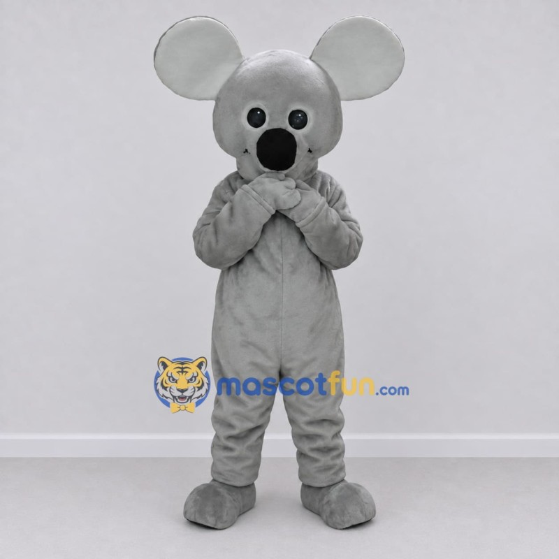 Custom Gray Koala Mascot Costume Adult Full Body Suit for Wildlife Events Custom Gray Koala Mascot Costume Adult Full Body Suit for Wildlife Events