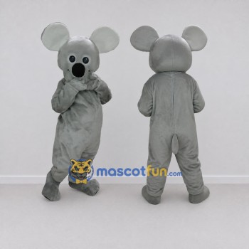 Custom Gray Koala Mascot Costume Adult Full Body Suit for Wildlife Events