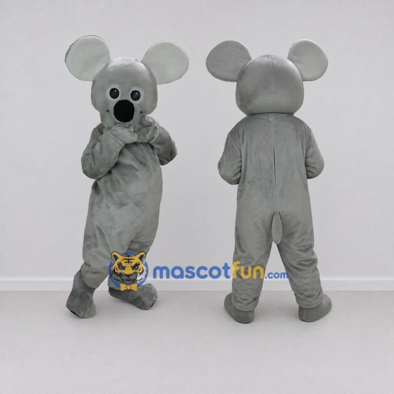 Custom Gray Koala Mascot Costume Adult Full Body Suit for Wildlife Events Custom Gray Koala Mascot Costume Adult Full Body Suit for Wildlife Events