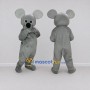 Custom Gray Koala Mascot Costume Adult Full Body Suit for Wildlife Events