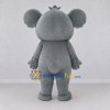 Custom Gray and White Koala Mascot Costume Adult Full Body Suit for Wildlife Events Custom Gray and White Koala Mascot Costume Adult Full Body Suit for Wildlife Events