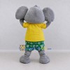 Custom Gray Yellow and Green Koala in Summer Outfit Mascot Costume Adult Full Body Suit for Summer Events Custom Gray Yellow and Green Koala in Summer Outfit Mascot Costume Adult Full Body Suit for Summer Events