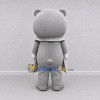 Custom Gray Bear in Sunglasses and Cape Mascot Costume Adult Full Body Suit for Theme Parties Custom Gray Bear in Sunglasses and Cape Mascot Costume Adult Full Body Suit for Theme Parties
