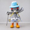 Custom Gray White and Blue Owl in Hat Mascot Costume Adult Full Body Suit for Theme Parties Custom Gray White and Blue Owl in Hat Mascot Costume Adult Full Body Suit for Theme Parties
