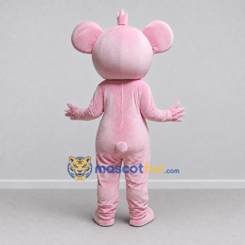 Custom Pink and White Koala Character Mascot Costume Adult Full Body Suit for School Events Custom Pink and White Koala Character Mascot Costume Adult Full Body Suit for School Events