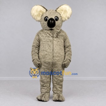 Custom Gray and Cream Koala Mascot Costume Adult Full Body Suit for Wildlife Events
