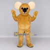 Custom Golden Brown and Cream Koala Character Mascot Costume Adult Full Body Suit for Wildlife Events