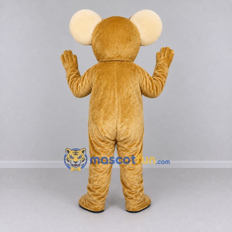 Custom Golden Brown and Cream Koala Character Mascot Costume Adult Full Body Suit for Wildlife Events