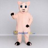 Custom Pink and Black Pig Mascot Costume Adult Full Body Suit for Farm Events Custom Pink and Black Pig Mascot Costume Adult Full Body Suit for Farm Events