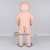 Custom Pink and Black Pig Mascot Costume Adult Full Body Suit for Farm Events Custom Pink and Black Pig Mascot Costume Adult Full Body Suit for Farm Events