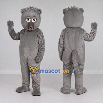 Custom Gray Rat Character Mascot Costume Adult Full Body Suit for School Events