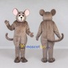 Custom Gray and White Mouse Mascot Costume Adult Full Body Suit for School Events Custom Gray and White Mouse Mascot Costume Adult Full Body Suit for School Events