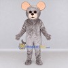 Custom Gray Mouse Mascot Costume Adult Full Body Suit for School Events