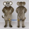 Custom Gray and White Mouse Mascot Costume Adult Full Body Suit for Community Events Custom Gray and White Mouse Mascot Costume Adult Full Body Suit for Community Events