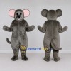 Custom Gray Mouse Mascot Costume Adult Full Body Suit for School Events Custom Gray Mouse Mascot Costume Adult Full Body Suit for School Events