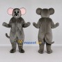 Custom Gray Mouse Mascot Costume Adult Full Body Suit for School Events