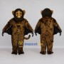 Custom Brown and Black Winged Monkey Mascot Costume Adult Full Body Suit for Theme Parties