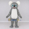 Custom Gray and White Koala Character Mascot Costume Adult Full Body Suit for Wildlife Events Custom Gray and White Koala Character Mascot Costume Adult Full Body Suit for Wildlife Events