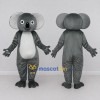 Custom Gray and White Koala Mascot Costume Adult Full Body Suit for Wildlife Events