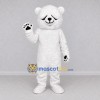 Custom White Teddy Bear Mascot Costume Adult Full Body Suit for Community Events Custom White Teddy Bear Mascot Costume Adult Full Body Suit for Community Events