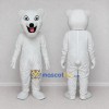 Custom White Polar Bear Mascot Costume Adult Full Body Suit for Winter Events Custom White Polar Bear Mascot Costume Adult Full Body Suit for Winter Events