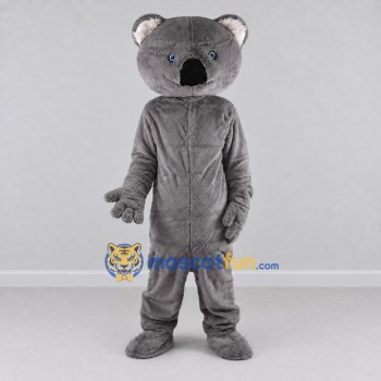 Custom Gray Koala Mascot Costume Adult Full Body Suit for Wildlife Events Custom Gray Koala Mascot Costume Adult Full Body Suit for Wildlife Events