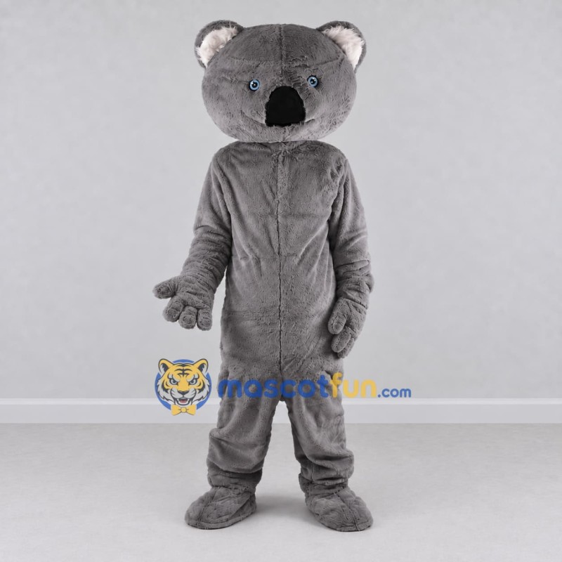 Custom Gray Koala Mascot Costume Adult Full Body Suit for Wildlife Events Custom Gray Koala Mascot Costume Adult Full Body Suit for Wildlife Events