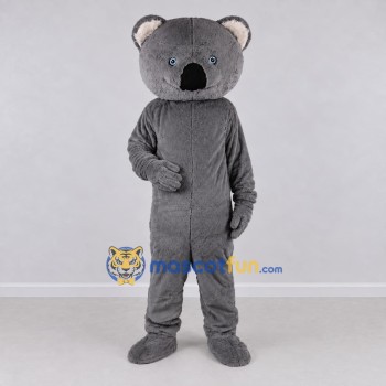 Custom Gray Koala Mascot Costume Adult Full Body Suit for Wildlife Events Custom Gray Koala Mascot Costume Adult Full Body Suit for Wildlife Events