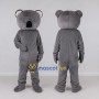 Custom Gray Koala Mascot Costume Adult Full Body Suit for Wildlife Events