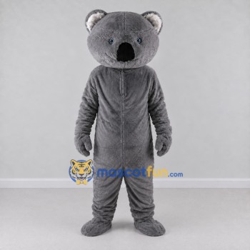 Custom Gray Koala Mascot Costume Adult Full Body Suit for Wildlife Events Custom Gray Koala Mascot Costume Adult Full Body Suit for Wildlife Events