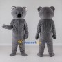 Custom Gray Koala Mascot Costume Adult Full Body Suit for Wildlife Events