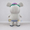 Custom Gray and Yellow Koala with a Flower Crown Mascot Costume Adult Full Body Suit for Garden Events Custom Gray and Yellow Koala with a Flower Crown Mascot Costume Adult Full Body Suit for Garden Events
