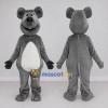 Custom Gray and White Rat Character Mascot Costume Adult Full Body Suit for Community Events