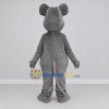 Custom Gray and White Rat Character Mascot Costume Adult Full Body Suit for Community Events