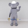 Custom Gray and White Mouse in a White Cap Mascot Costume Adult Full Body Suit for School Events Custom Gray and White Mouse in a White Cap Mascot Costume Adult Full Body Suit for School Events